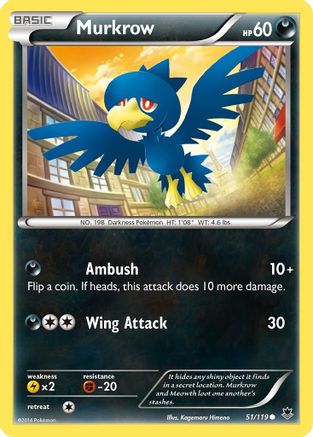 Murkrow 051/119  XY  Phantom Forces - Common