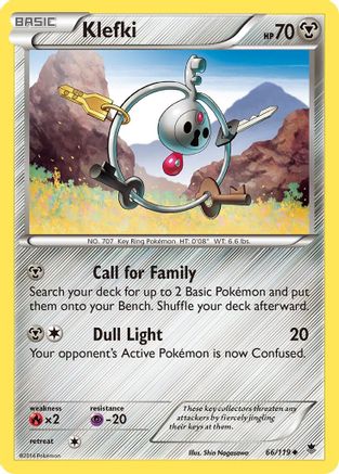 Klefki  XY  Phantom Forces - Uncommon