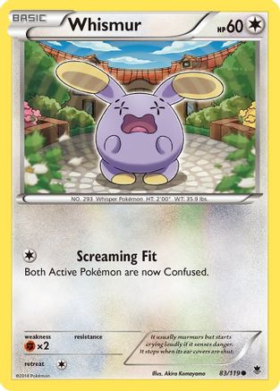 Whismur  XY  Phantom Forces - Common