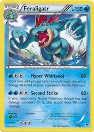 Feraligatr - 17/119 (XY Phantom Forces)/119  Deck Exclusives - Rare