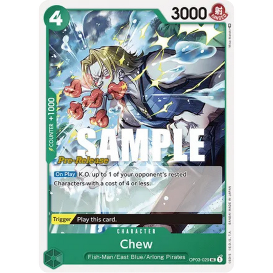 Chew (OP03-029) - Pillars of Strength Pre-Release Cards