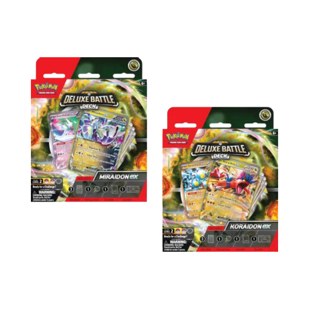 Deluxe Battle Deck: Miraidon ex/Koraidon ex  [Set of 2]