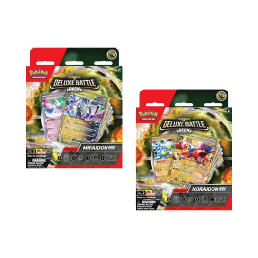 Deluxe Battle Deck: Miraidon ex/Koraidon ex  [Set of 2]