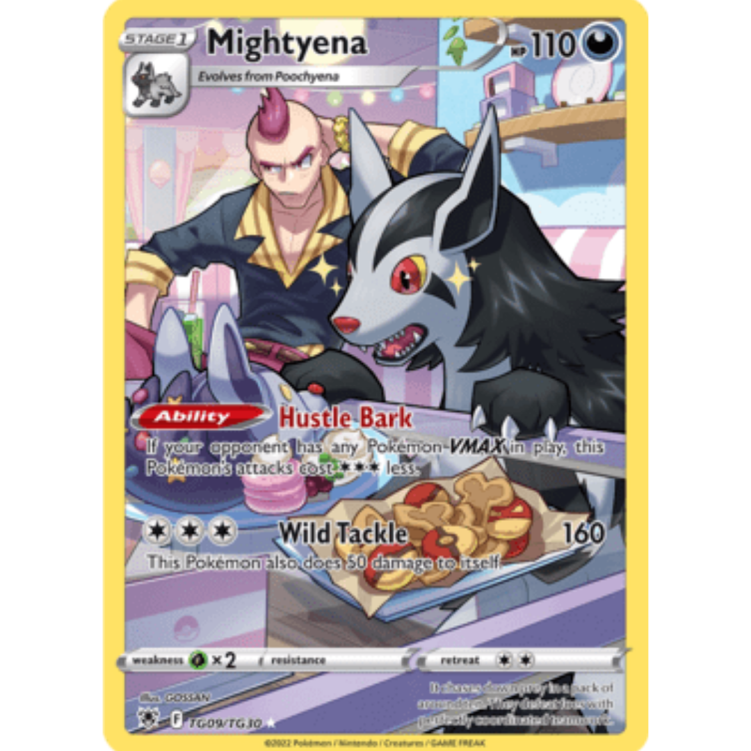 Mightyena TG09  - Holofoil SWSH10 Astral Radiance Trainer Gallery - Ultra Rare