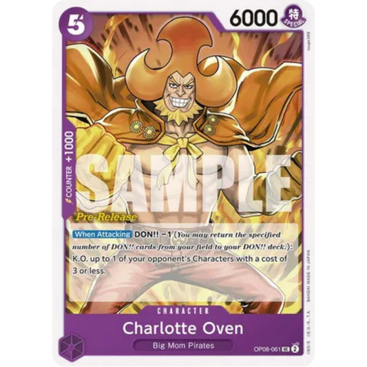 Charlotte Oven (OP08-061) - Two Legends Pre-Release Cards