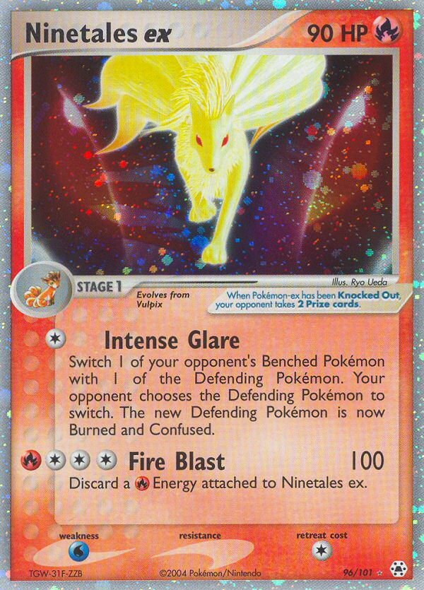 Ninetales ex  - Holofoil Hidden Legends - Ultra Rare