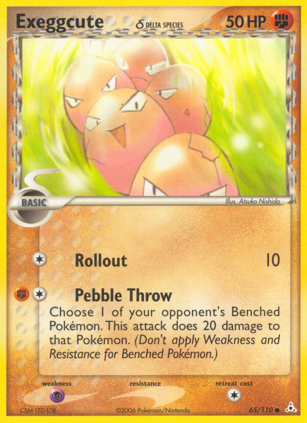 Exeggcute (Delta Species) 065  Holon Phantoms - Common