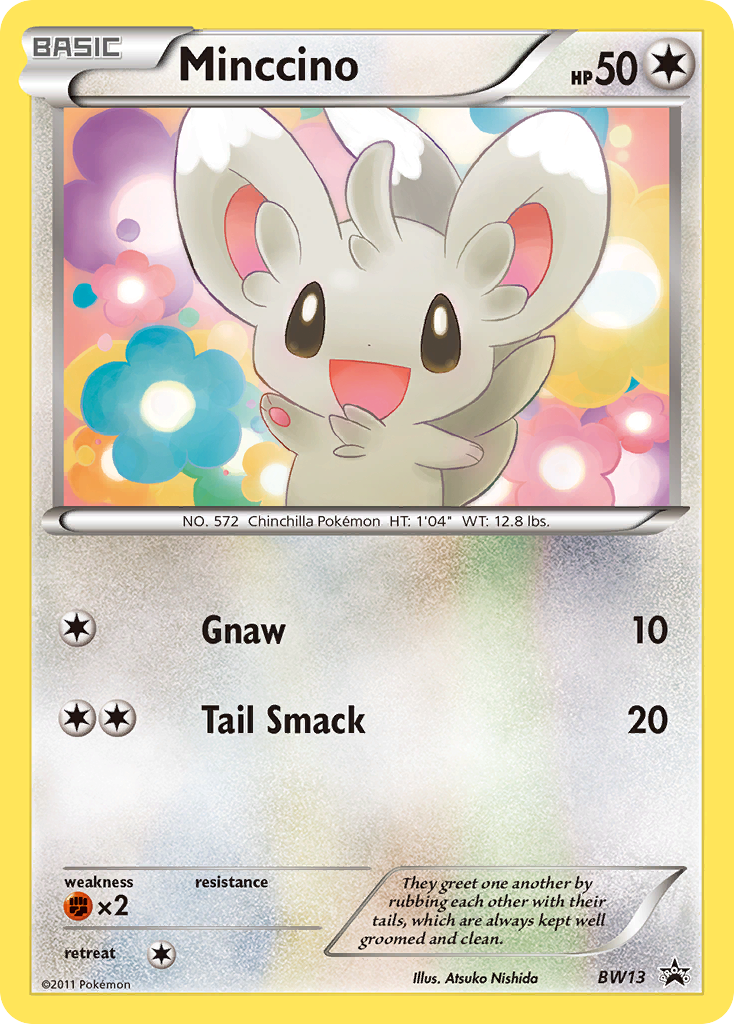 Minccino - BW13 (Cosmos Holo)  - Holofoil Black and White Promos - Promo