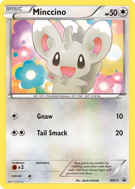 Minccino - BW13 (Cosmos Holo)  - Holofoil Black and White Promos - Promo
