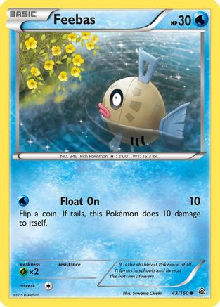 Feebas 043  XY  Primal Clash - Common