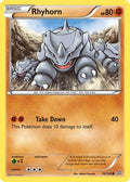 Rhyhorn  - Reverse Holofoil XY  Primal Clash - Common