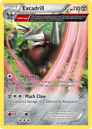 Excadrill (Omega) 097/160  - Holofoil XY  Primal Clash - Holo Rare