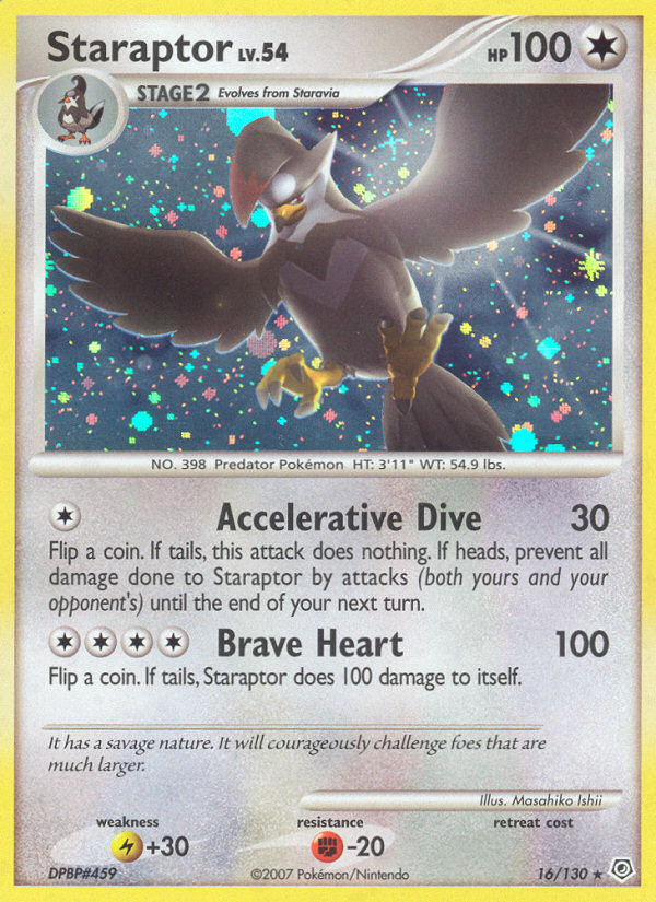 Staraptor  - Holofoil Diamond and Pearl - Holo Rare
