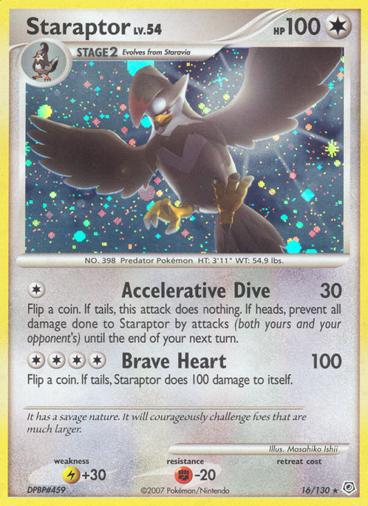 Staraptor  - Holofoil Diamond and Pearl - Holo Rare
