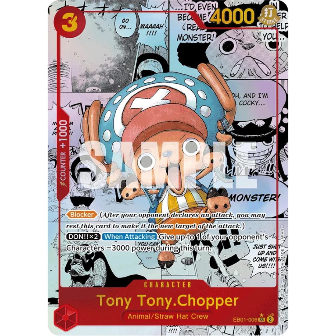 Tony Tony.Chopper (Alternate Art) (Manga) (EB01-006) - Extra Booster: Memorial Collection Foil