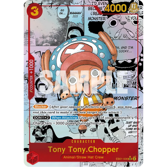 Tony Tony.Chopper (Alternate Art) (Manga) (EB01-006) - Extra Booster: Memorial Collection Foil