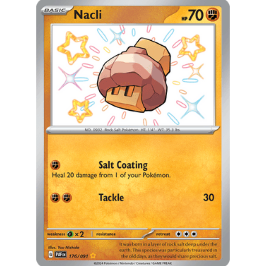 Nacli 176/091  - Holofoil SV Paldean Fates - Shiny Rare