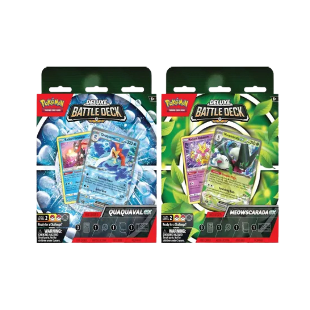 Deluxe Battle Deck: Quaquaval ex/Meowscarada ex [Set of 2]