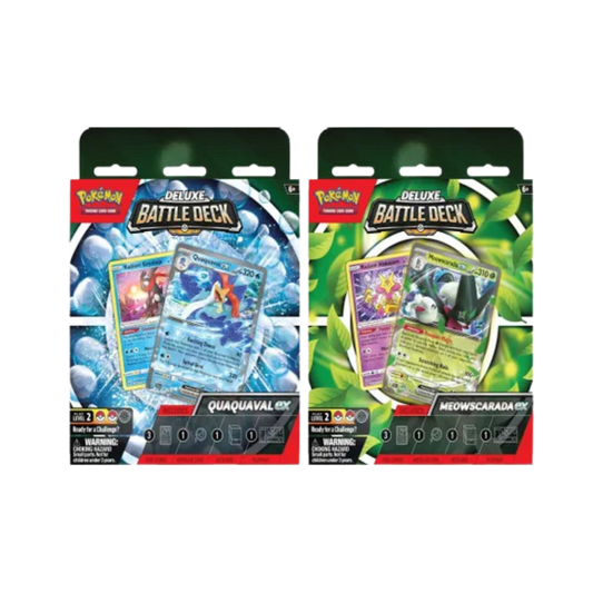 Deluxe Battle Deck: Quaquaval ex/Meowscarada ex [Set of 2]