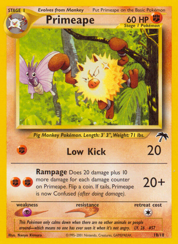 Primeape 018  Southern Islands - Promo