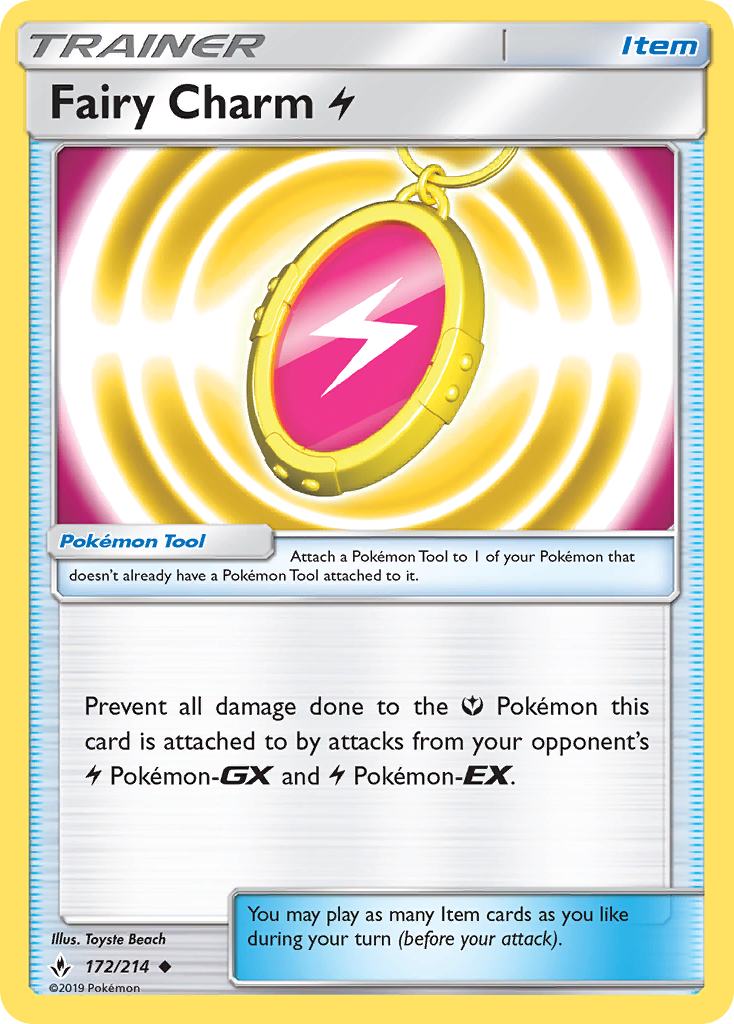 Fairy Charm L 172  SM  Unbroken Bonds - Uncommon