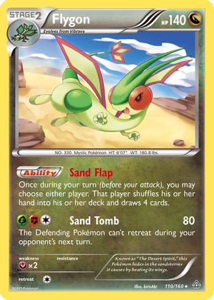 Flygon 110  - Reverse Holofoil XY  Primal Clash - Holo Rare