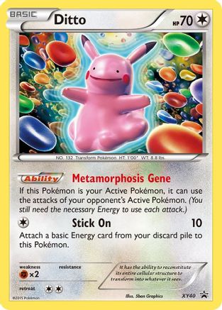 Ditto XY40  - Holofoil XY Promos - Promo