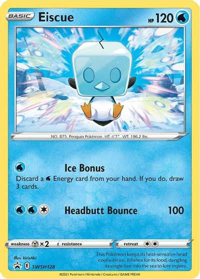 Eiscue SWSH128  - Holofoil SWSH Sword & Shield Promo Cards - Promo