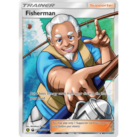 Fisherman SV83/SV94  - Holofoil Hidden Fates Shiny Vault - Shiny Holo Rare