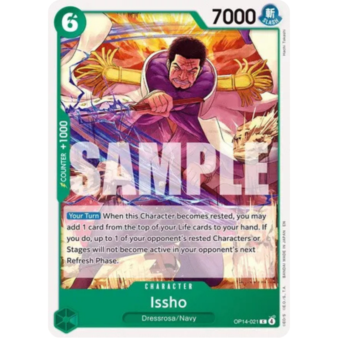 Issho - OP14-021 (OP14-021) - The Azure Sea's Seven