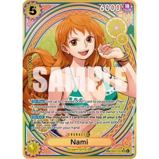 Nami (SP) (EB03-053) - Extra Booster: One Piece Heroines Edition Foil