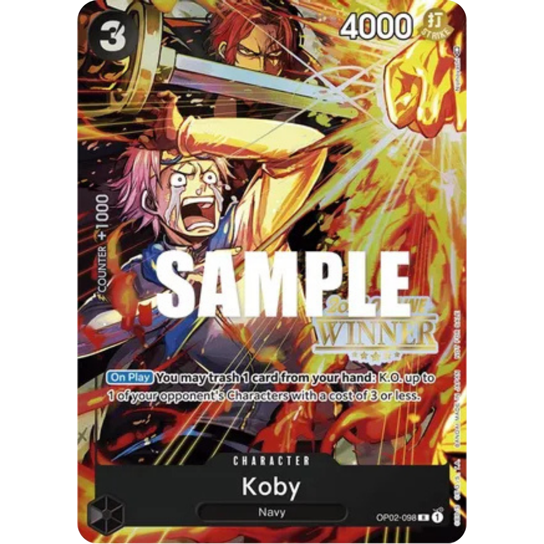 Koby (Online Regional 2023) [Winner] (OP02-098) - One Piece Promotion Cards Foil