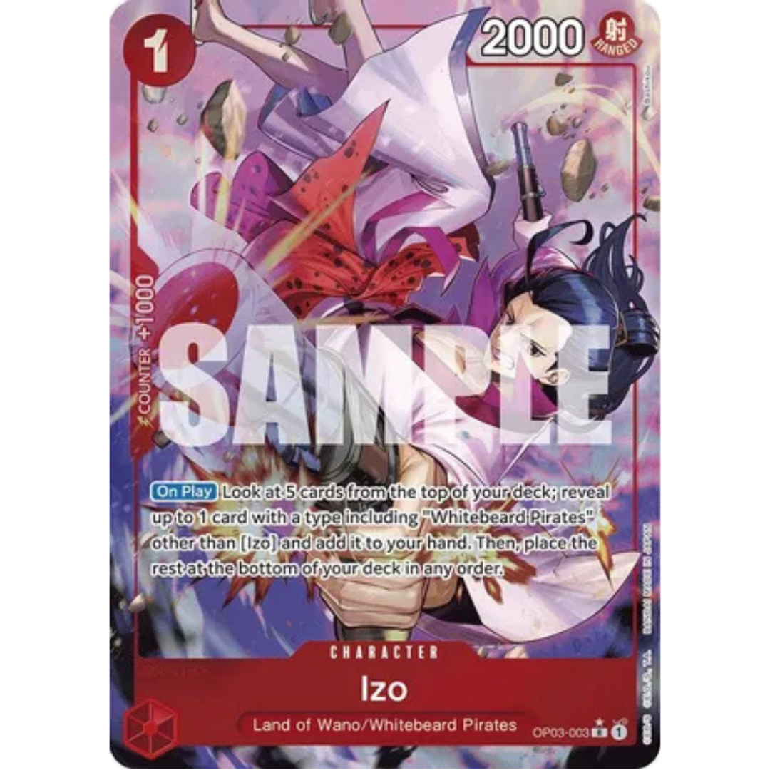 Izo (OP03-003) (Alternate Art) (OP03-003) - Premium Booster -The Best- Foil