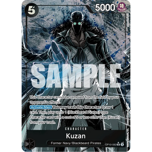 Kuzan (Parallel) (OP10-082) - Royal Blood Foil