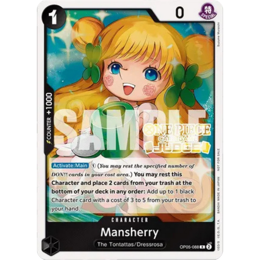 Mansherry (Judge Pack Vol. 4) (OP05-088) - One Piece Promotion Cards Foil