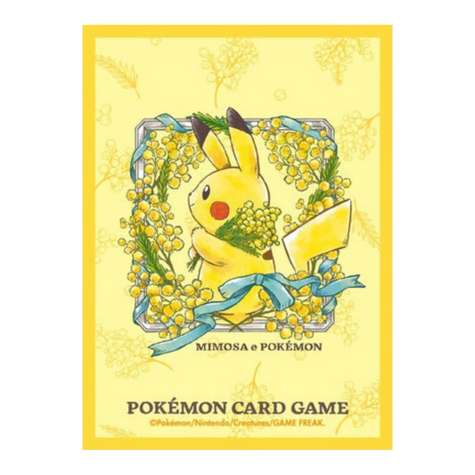 Card Sleeves - Spring Mimosa & Pokemon (64-Pack)