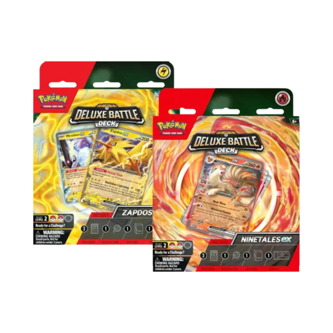 Deluxe Battle Deck: Zapdos ex/Ninetales ex [Set of 2]