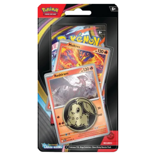 Chaos Rising Single Pack Blister [Reshiram/Moltres]