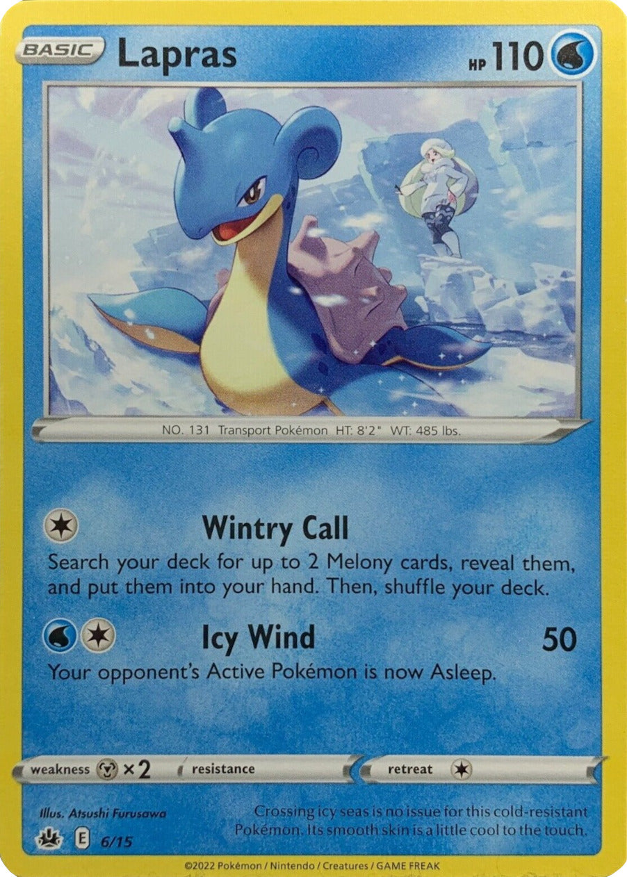 Lapras 006/15  McDonalds Promos 2022 - Promo
