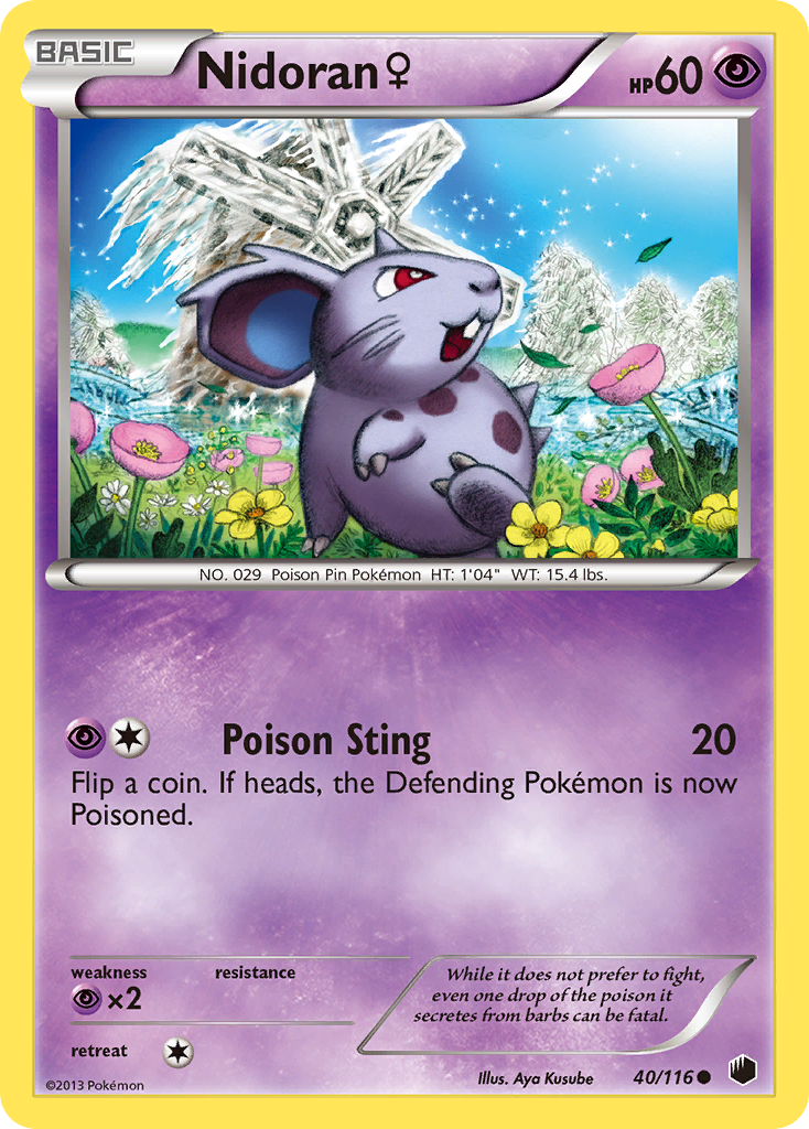 Nidoran F/116  Plasma Freeze - Common