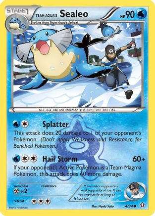 Team Aqua's Sealeo 004  Double Crisis - Common