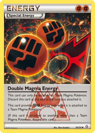 Double Magma Energy 034/34  Double Crisis - Uncommon