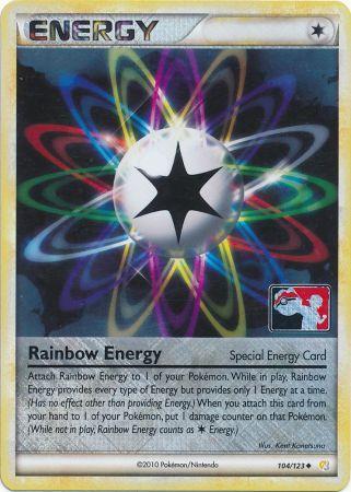 Rainbow Energy - 104/123 (League Promo)/123  - Reverse Holofoil League & Championship Cards - Promo