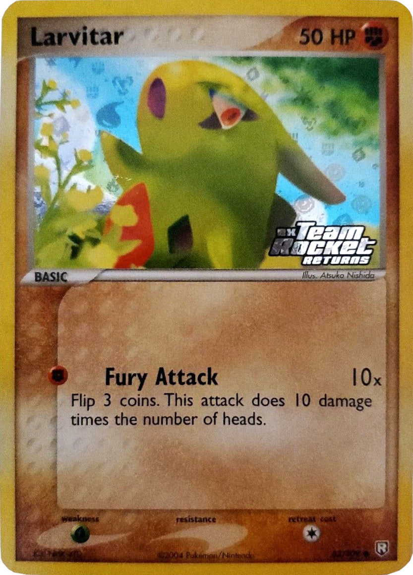 Larvitar 062/109  - Reverse Holofoil Team Rocket Returns - Common