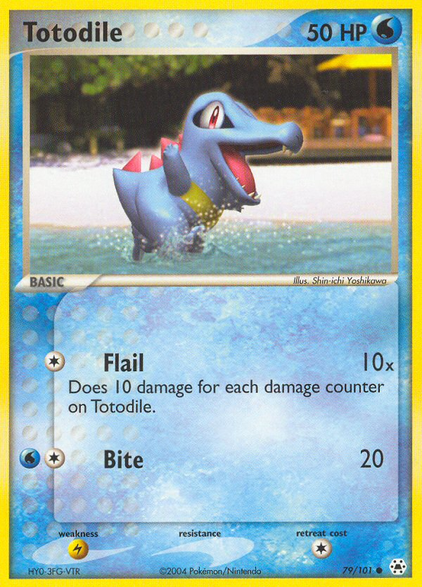 Totodile 079  Hidden Legends - Common