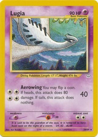 Lugia 020  - Unlimited Neo Revelation - Rare