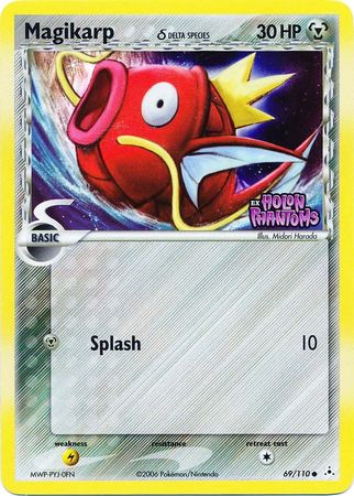 Magikarp (Delta Species) 069  - Reverse Holofoil Holon Phantoms - Common
