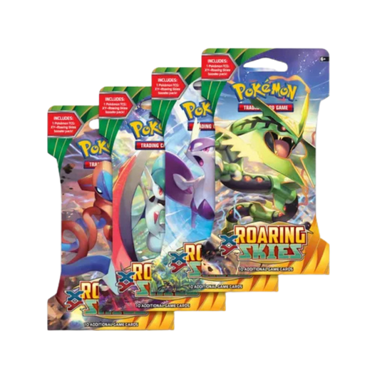 Roaring Skies Sleeved Booster Pack Art Bundle [Set of 4]