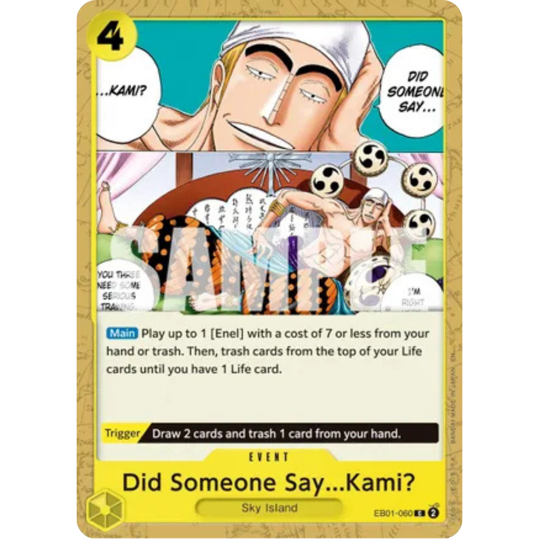 Did Someone Say...Kami? (Reprint) (EB01-060) - Premium Booster -The Best- Vol. 2