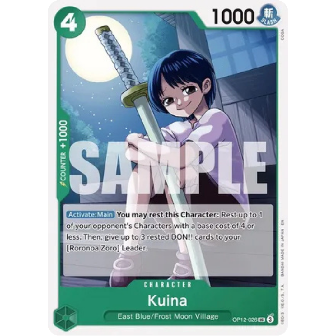 Kuina (OP12-026) - Legacy of the Master